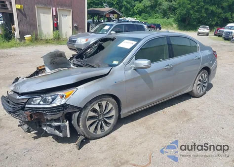 2017 Honda Accord Hybrid из США, поврежденный, VIN JHMCR6F35HC019787